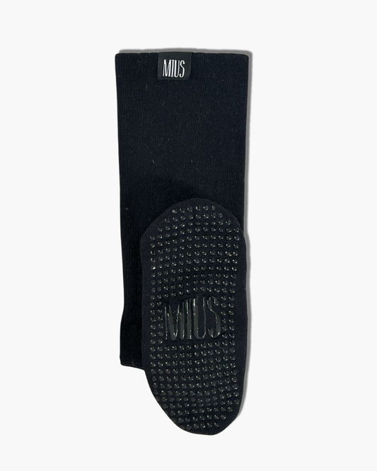 Black Studio Grip Socks