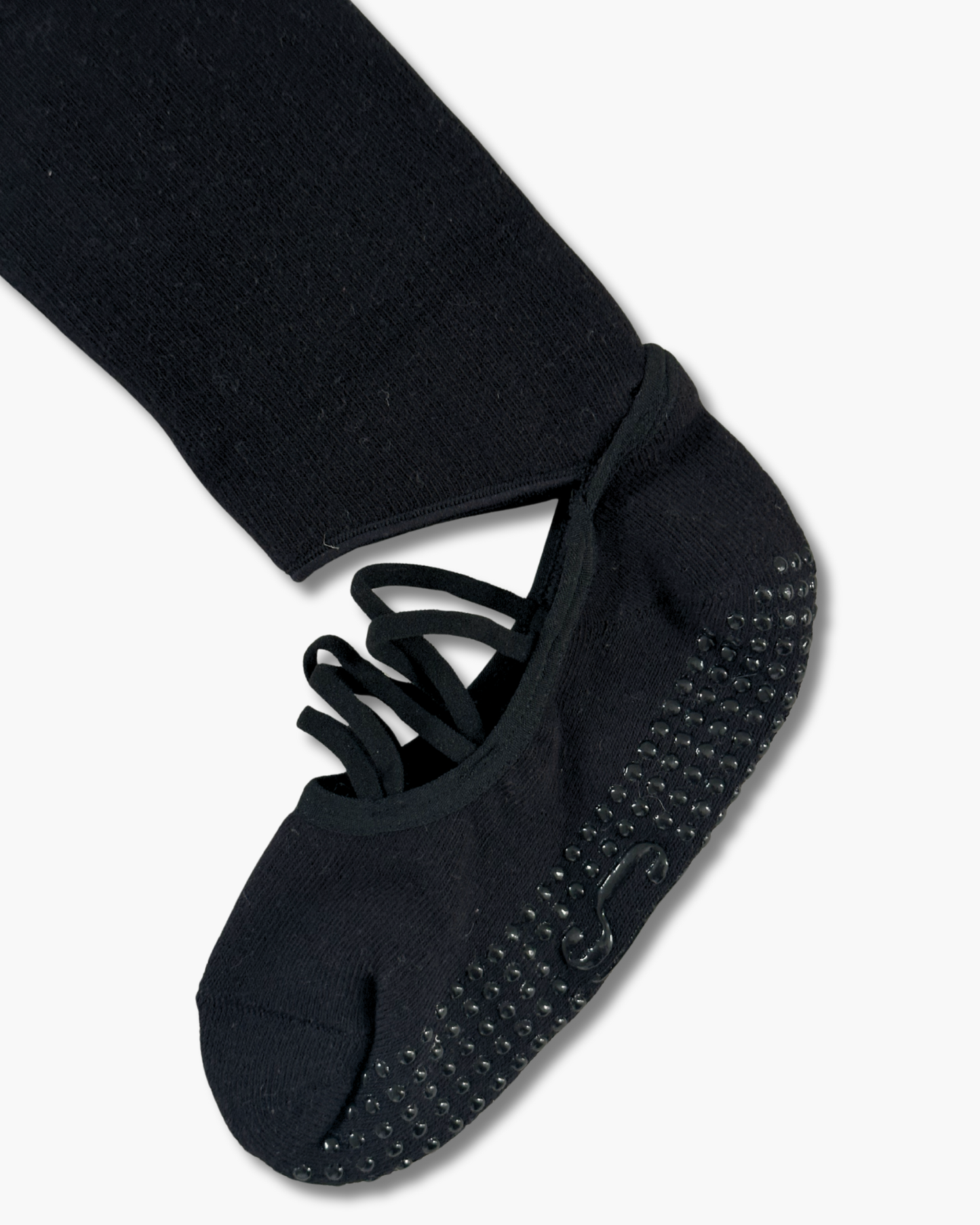 Black Studio Grip Socks